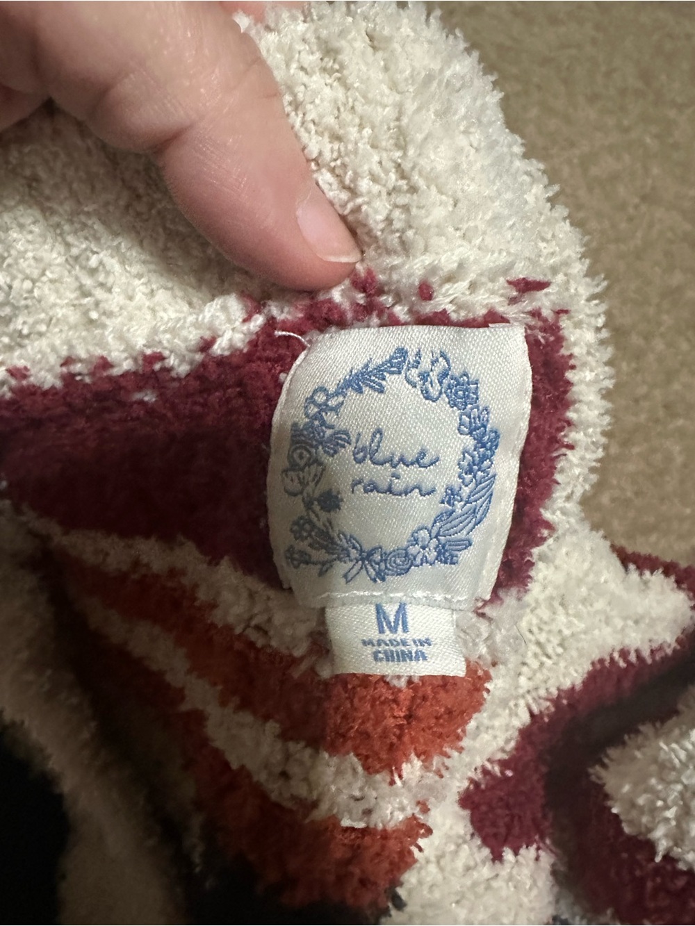Blue Rain Boho Aztec Cozy Southwestern Cardigan - Picture 4 of 6